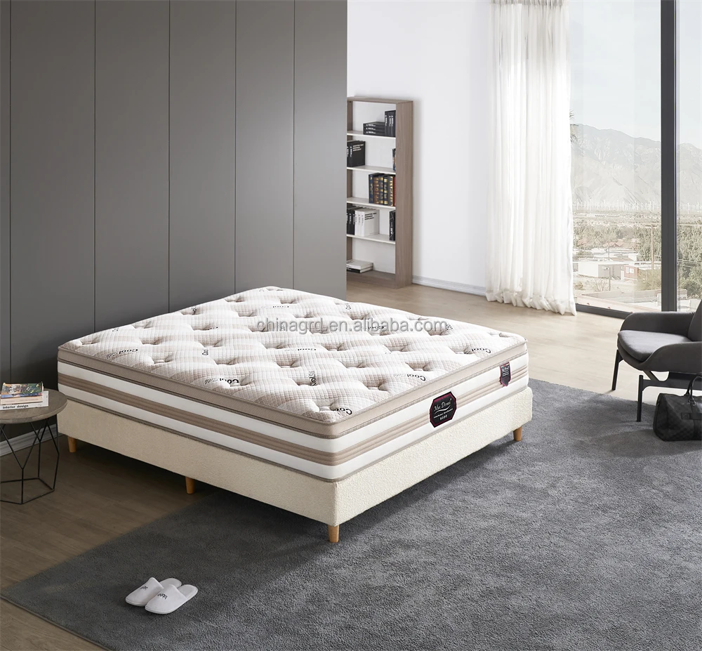 

Hypo-allergenic Orthopedic Hybrid Single Pocket Spring Mattress Foam Mattress Roll up in a Box for Bed Set