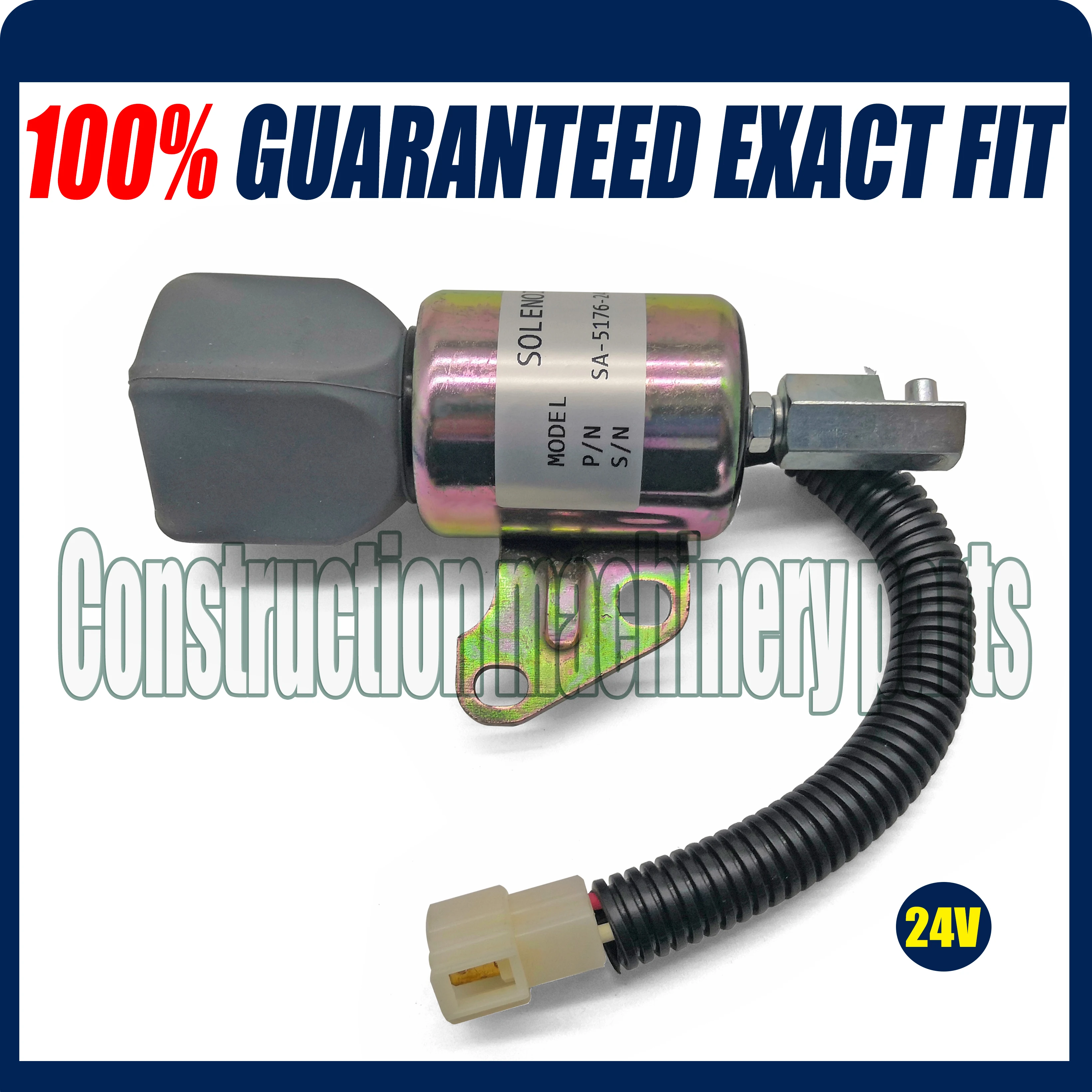 

For Kubota Stop solenoid SA-5176-24 / 1756ES-24SUC5B1S5