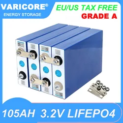 VariCore 3.2V 105Ah LiFePO4 battery Lithium iron phospha DIY 4s 12V 24V Motorcycle Electric Car travel Solar Batteries