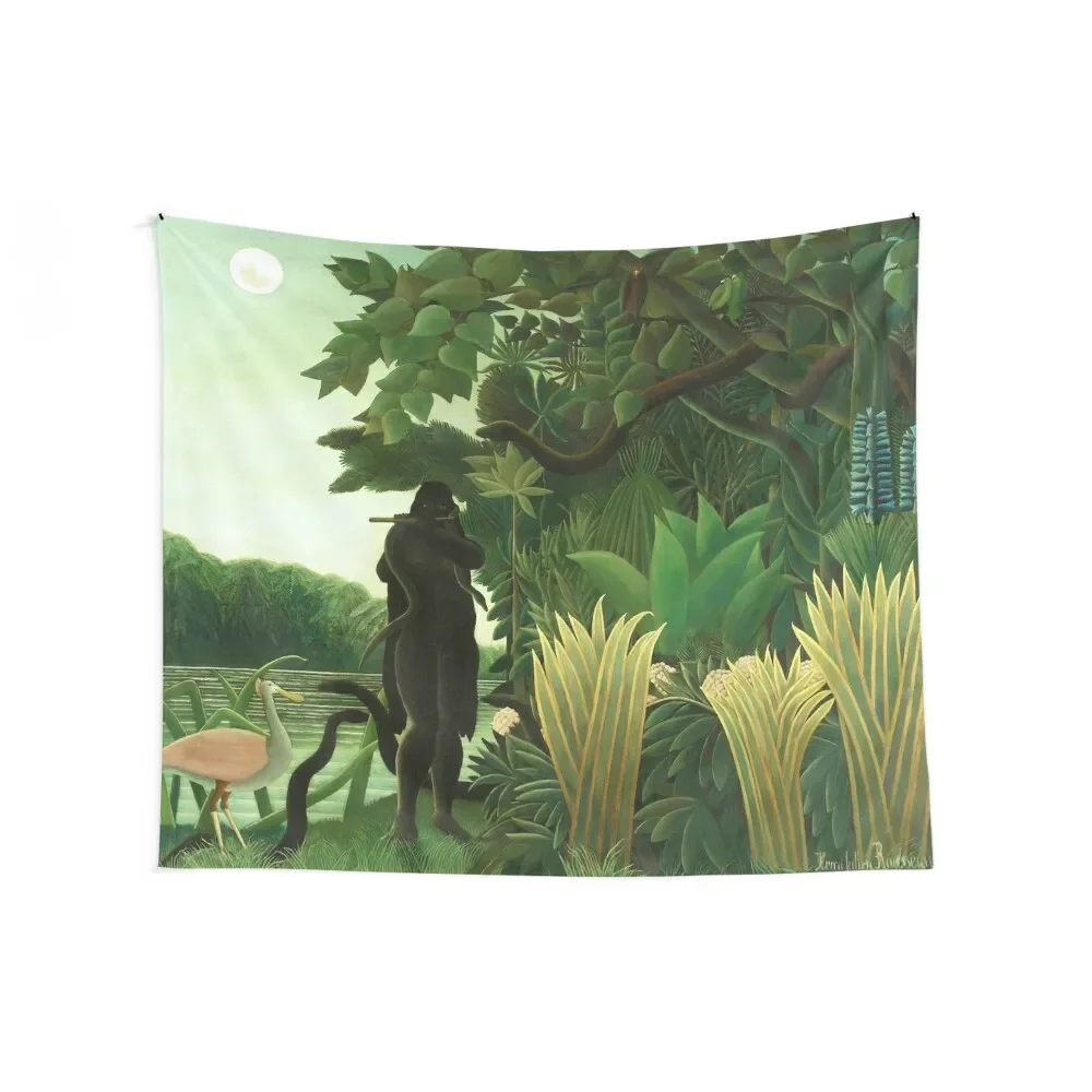 Henri Rousseau The Snake Charmer, 1907 Tapestry Custom Home Decor Accessories Decor Home Tapestry