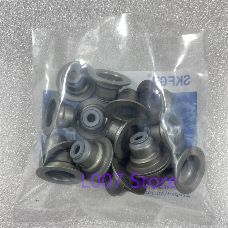 1Set Valve Stem Oil Seal Kit For Buick L91 Excelle 1.6L Chevrolet Aveo Lanos KALOS Hatchback T200 1.6 LACETTI NO: 96353035