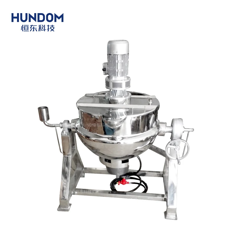 Cooking Mixer Machine/gas Cooker Mixer/hot Sauce Jacket Kettle with Mixer