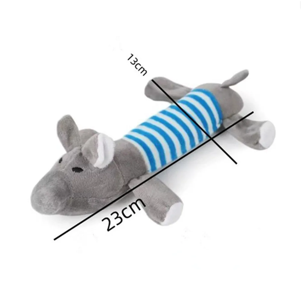 

1 Pc Cute Animal Plush Doll Pressing Produce Sound Soft Little Elephant Yellow Duck Baby Room Decoration Supplies Kid Gift Toy