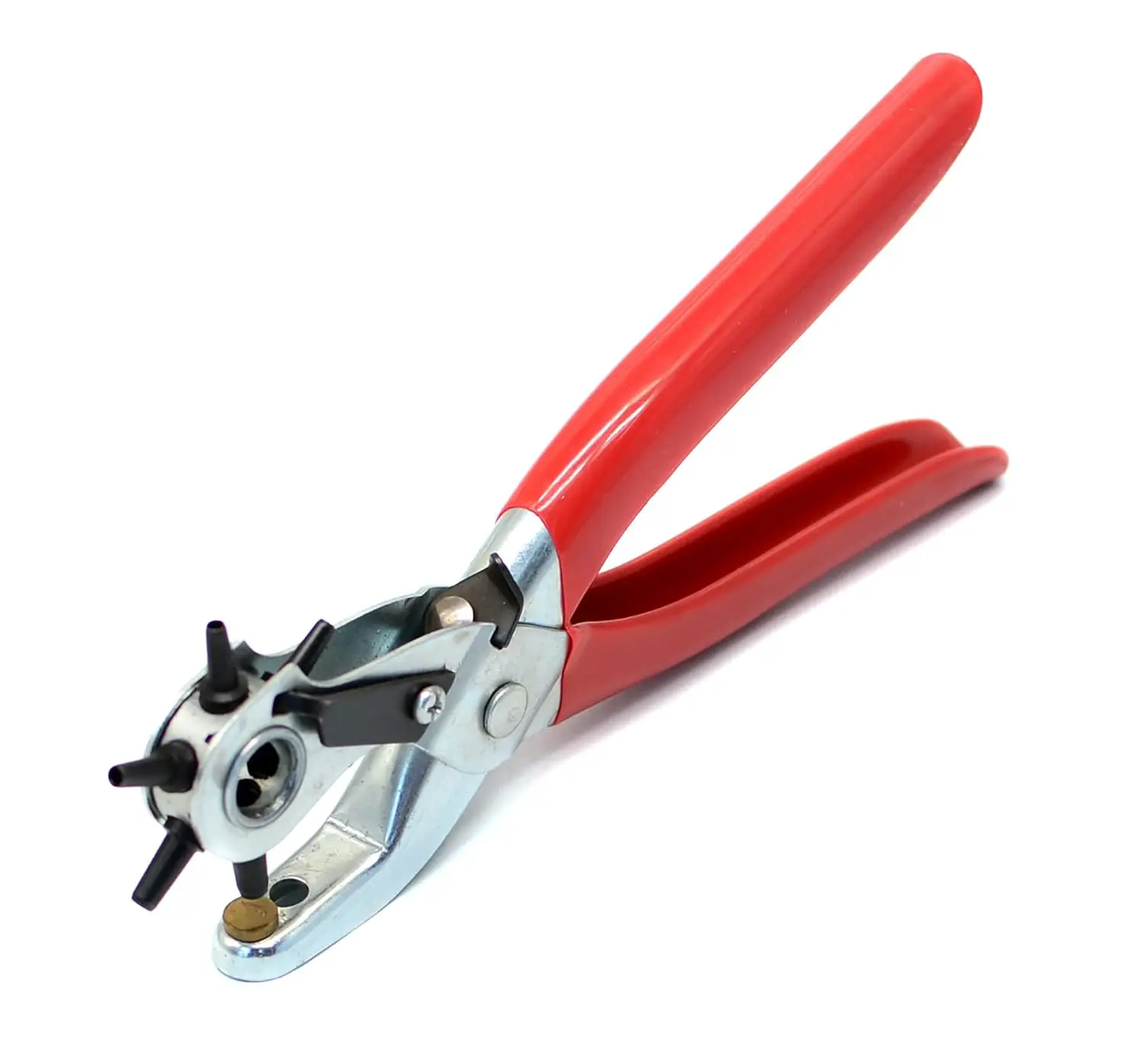 

Пробойник для кожи, ручной дырокол для ремней с 6 размерами отверстий, универсальный, для домашнего использования и рукоделия, подходит для кожаных изделий и ремней