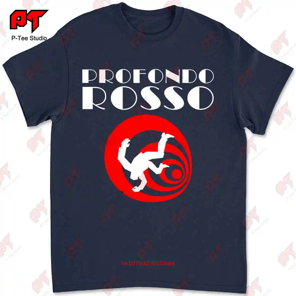 Profndo Rosso Deep Red Logo Horror Movie T-shirt KB5E