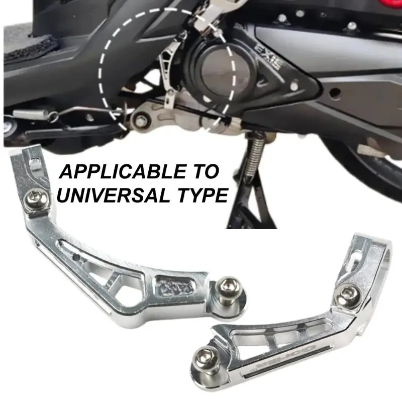 

Universal CNC Bent Aluminum Alloy Motorcycle Brake Hose Bracket 1 Set for All Types of Motorbikes