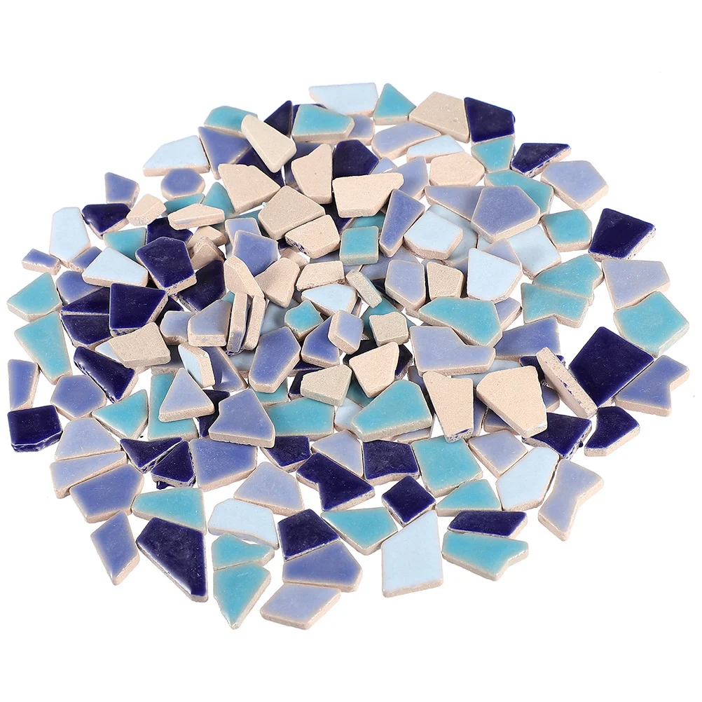 

Bag Irregular Mosaic Ceramic Tiles Glazed Pieces DIY Craft Tiles for Art Decoration Mosaic Supplies Ceramic DIY Art Craft Pieces