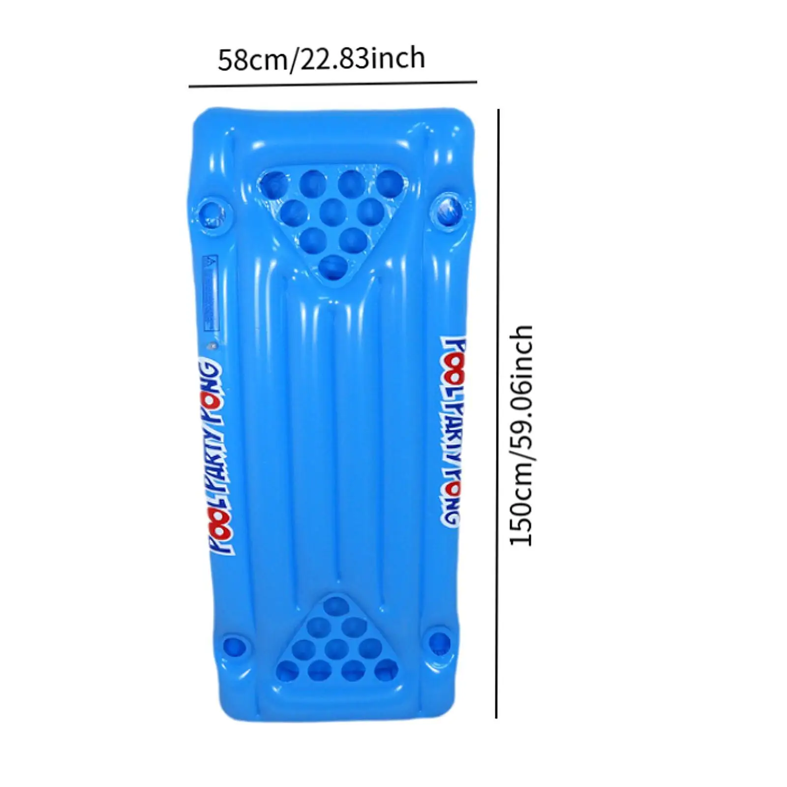 نفخ البيرة بونغ طوف بولي كلوريد الفينيل المياه العائمة السرير حامل مشروبات عائمة بركة السرير لبحيرة الشاطئ حفلة عطلة الحديقة المائية الصيف #6