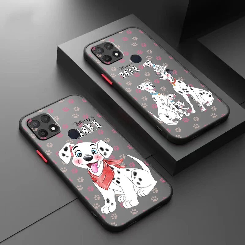 101 Dalmatians Cute For OPPO A98 A96 A94 A78 A77 A76 A74 A72 A57 A56 A55 A53 Frosted Translucent Hard Phone Case Cover Fundas