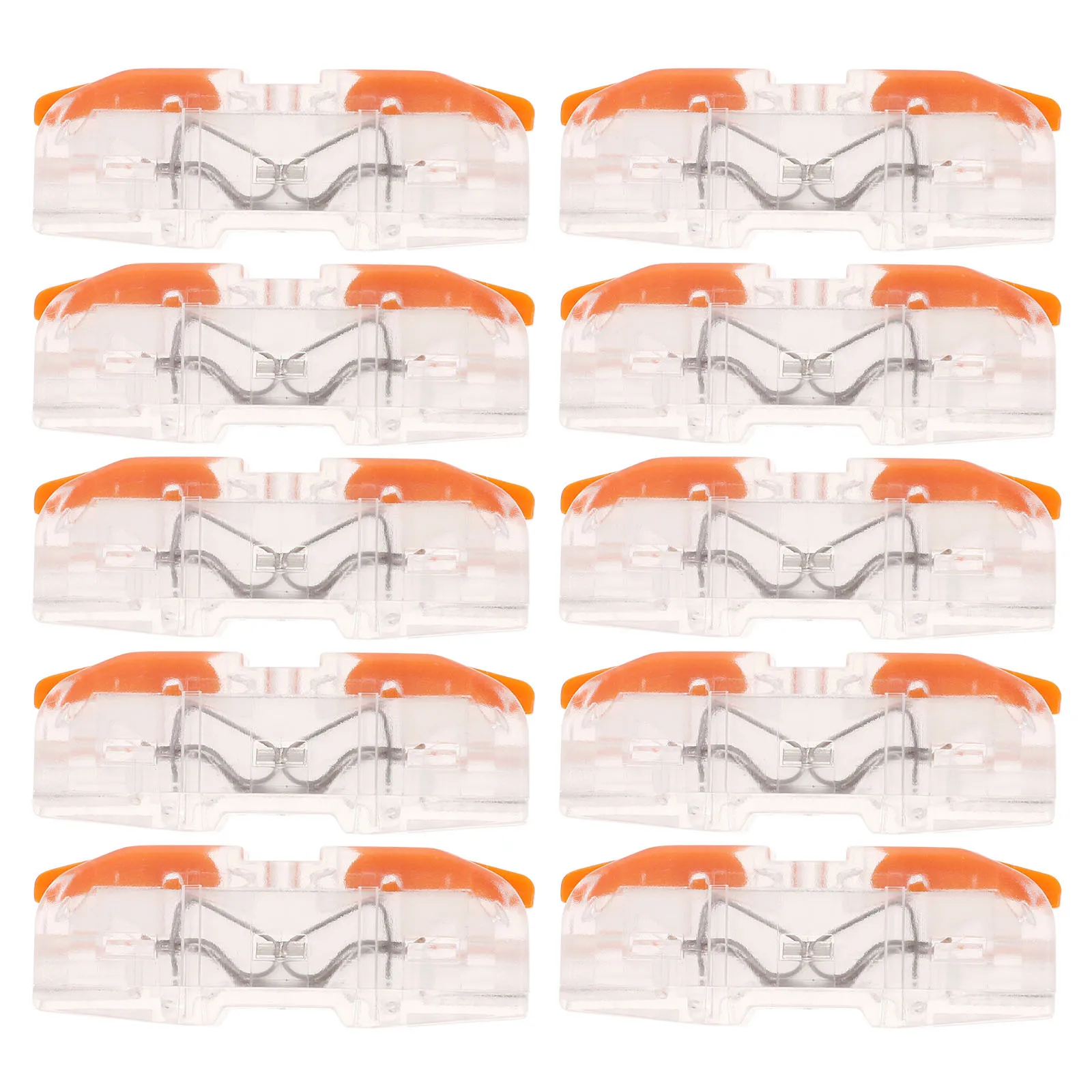 10 stuks elektrische connectorhendel draadconnectoren drukbestendig verouderingsbestendig draadterminalconnectoren voor klein