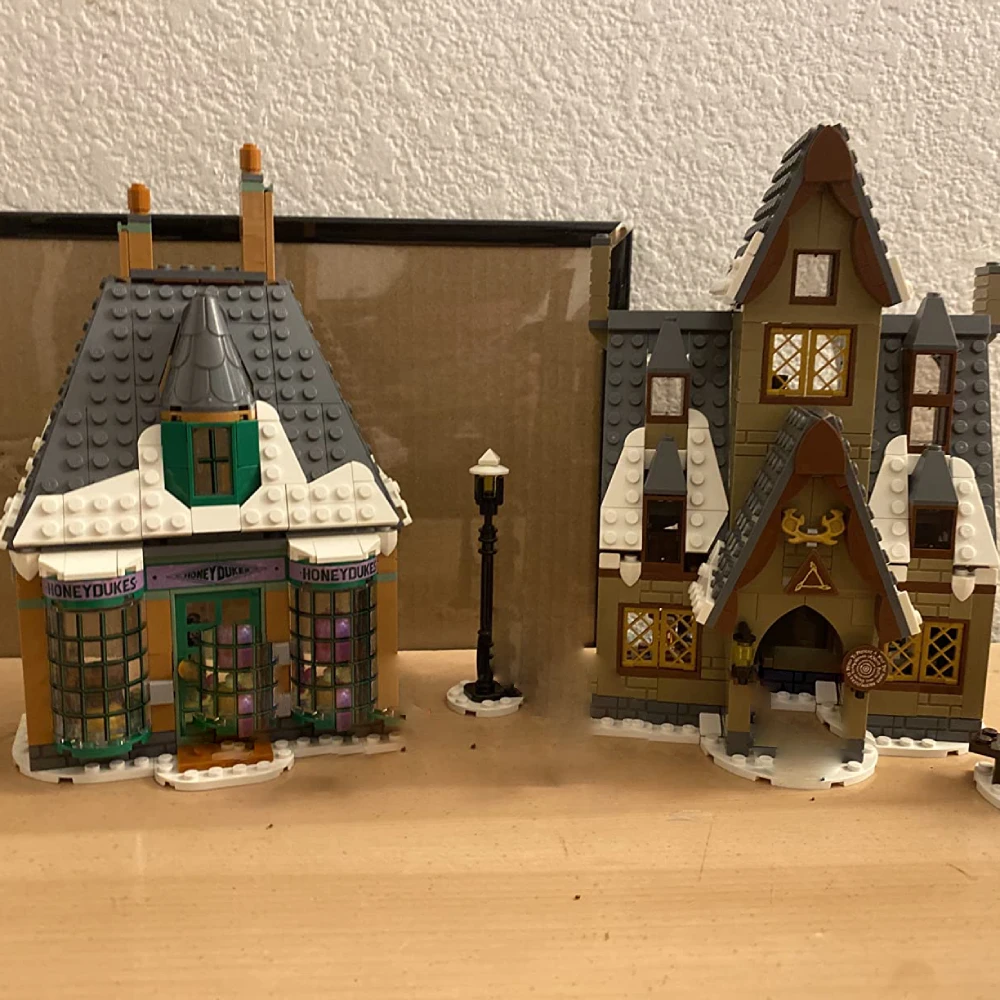 Bloques de construcción del pueblo Hogsmeade para niños, juguete de ladrillos para regalo de Navidad, 20 ° aniversario, 76388