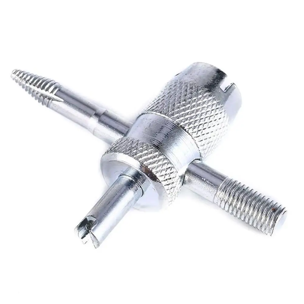 Tyre Valve Core Wrench 4 In 1 Valve Stem Removal Tool Tire Repair Tool Universal Standard Valve Cores Wrench Car Accessories