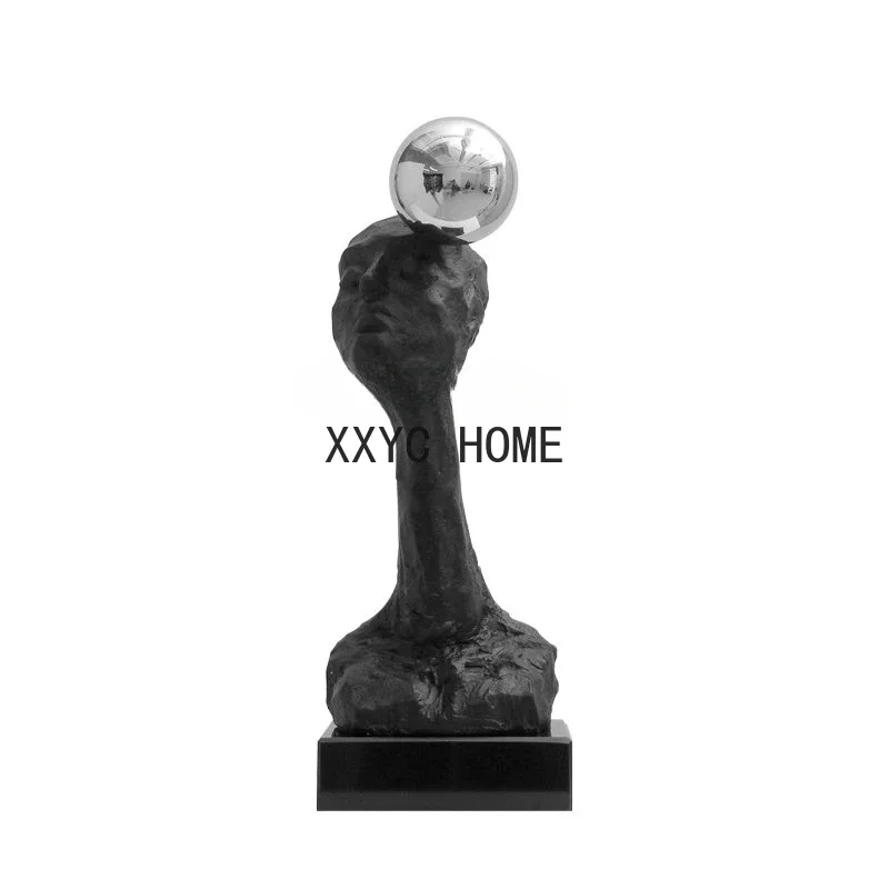 

Simple Modern Abstract Face Sculpture Hotel Exhibition Hall Art Decoration Ornaments