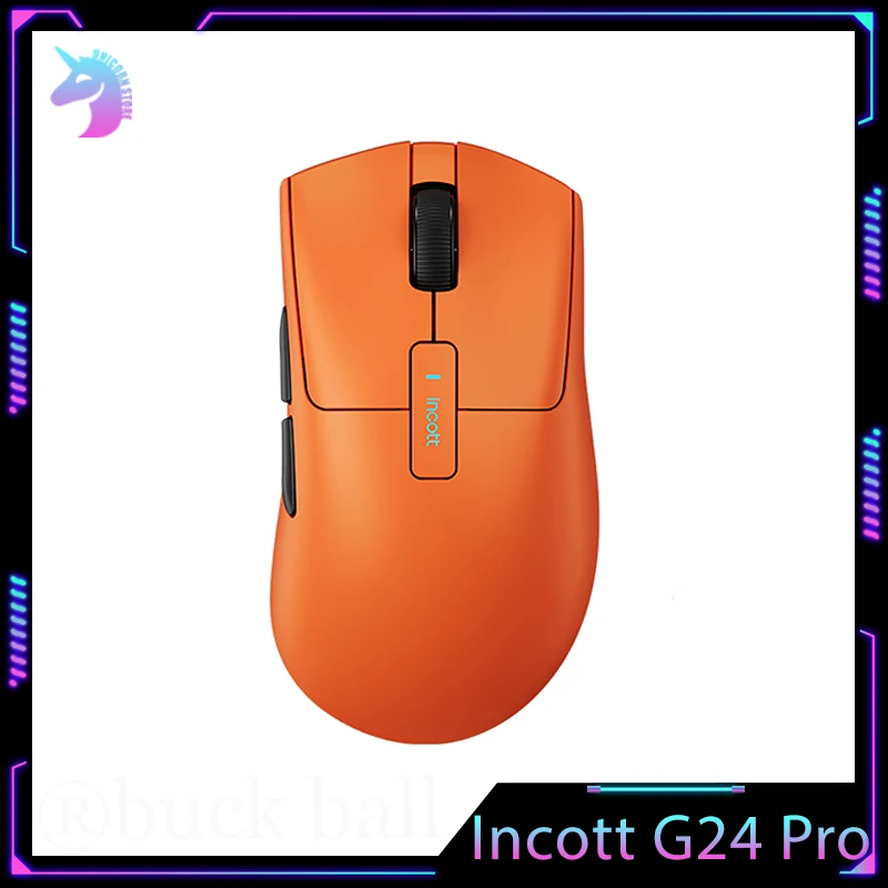 Ironcat G24 Pro Wireless Mouse Gaming Mouse 2mode 2.4g Paw3950 Light Weight Mouse Support 8k Receiver 32000dpi Game Mouse Gift