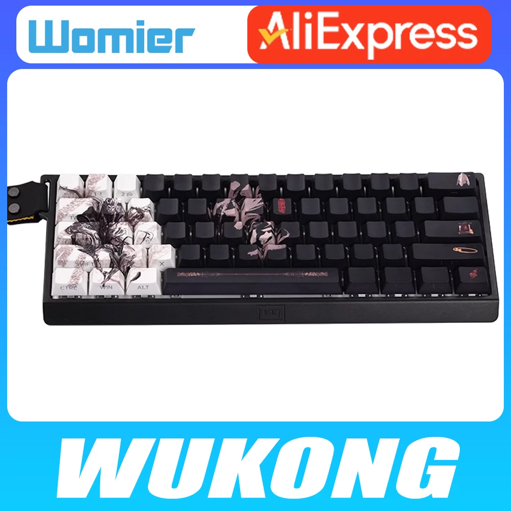 

Black Myth Wukong Keycap 130key PBT Full Five-Sided Sublimation Side Carving Mechanical Keyboard Accessory Customized Man Gifts