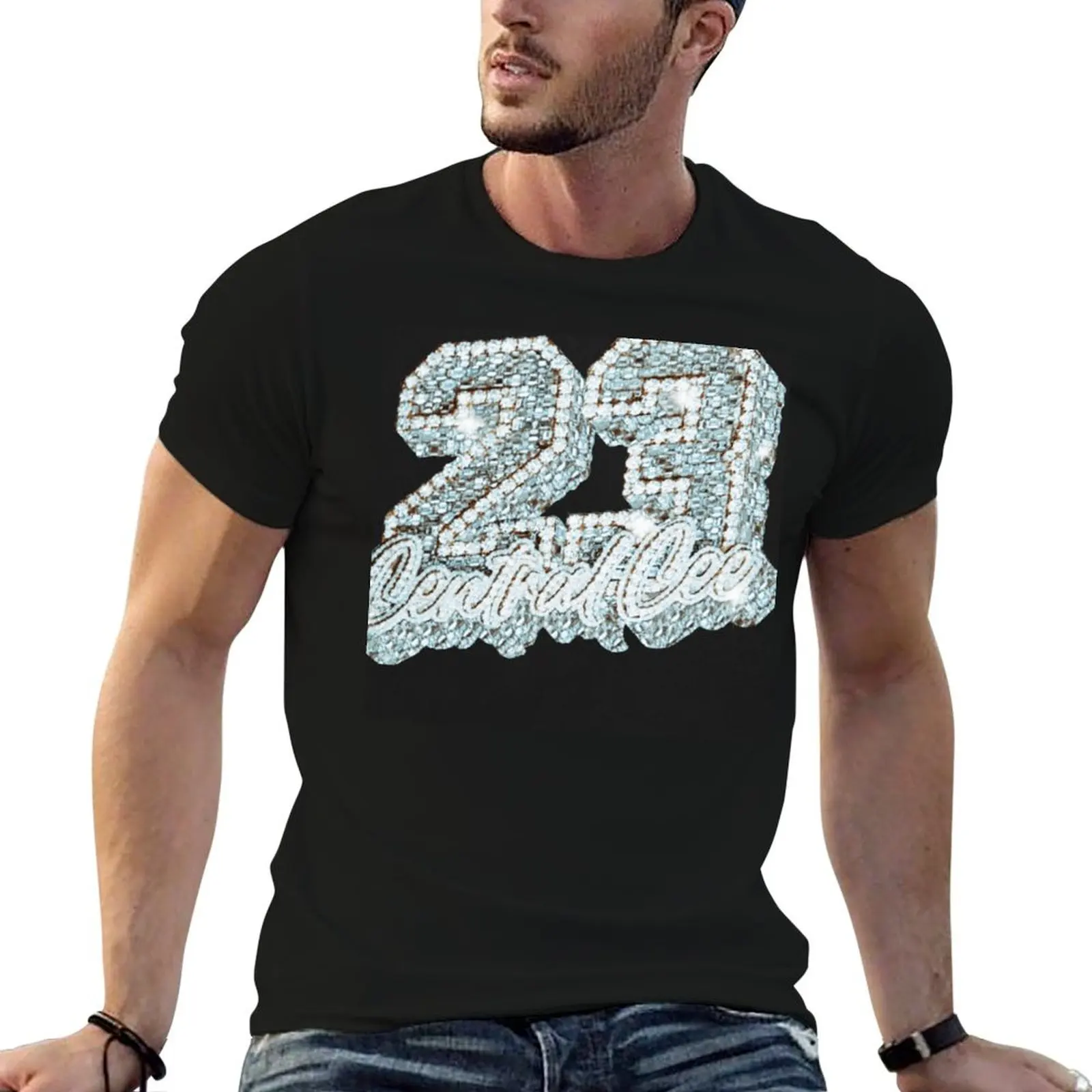 

Central Cee - 23 Merch T-Shirt summer top quick-drying custom shirt mens t shirts