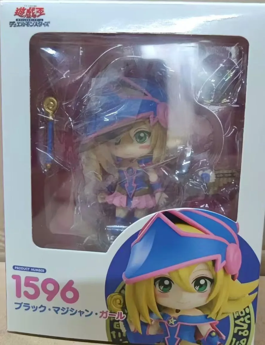 10cm Black Magician Girl Dark BMG DMG Duel Monsters Yu Gi Oh 1596# Anime Action Figure Toys Doll Collection Christmas Gift