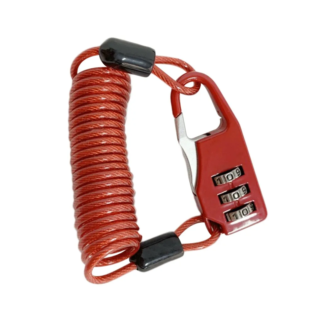 

Multifunctional Anti-theft Wire Rope Padlock Number Code Security Code Security Lock 3-digit Locks Digit Padlock