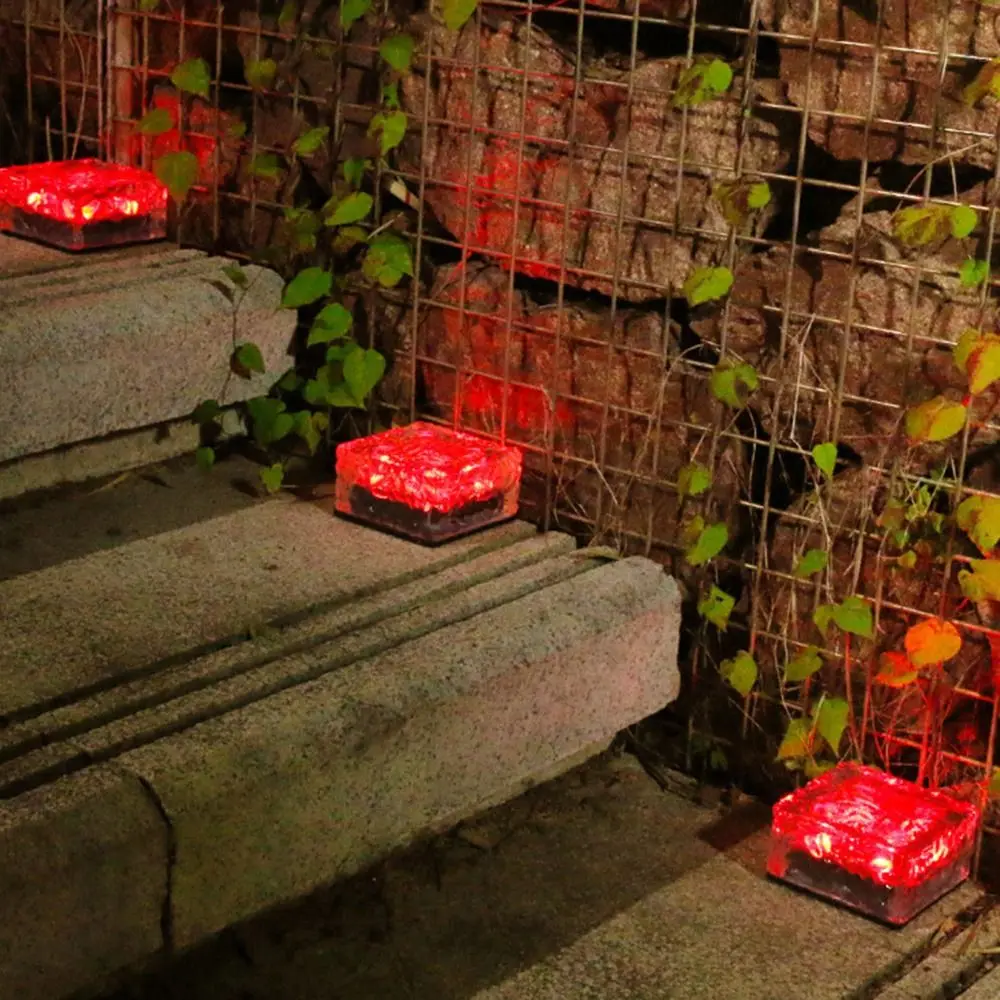 

Waterproof Solar Brick Lamp Wireless Semi-transparent Solar Ice Cube Light Energy-Saving Decorative Outdoor Solar Lamp