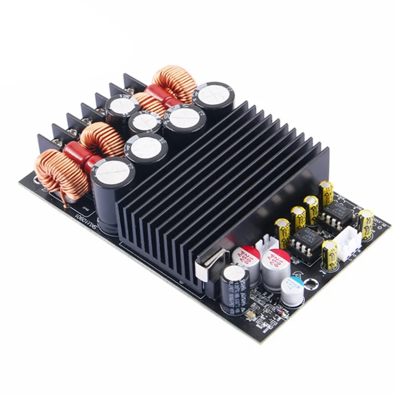 DC19-50V 300W+300W 600W Bluetooth Power Amplifier Module TPA3255 Chip 2.0 Channel With Treble And Bass Adjustment Easy Install