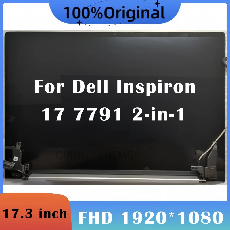 17.3'' Laptop LCD Touch Screen For Dell Inspiron 17 7791 2-in-1 P/N: H1GDW Touch Display Complete Assembly Replacement 1920x1080