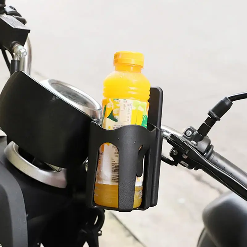 Adjustable Cup Holder For Stroller 360 Degree Rotatable Drink Cup Organizer For Bicycles Space-Saving Bottle Holder