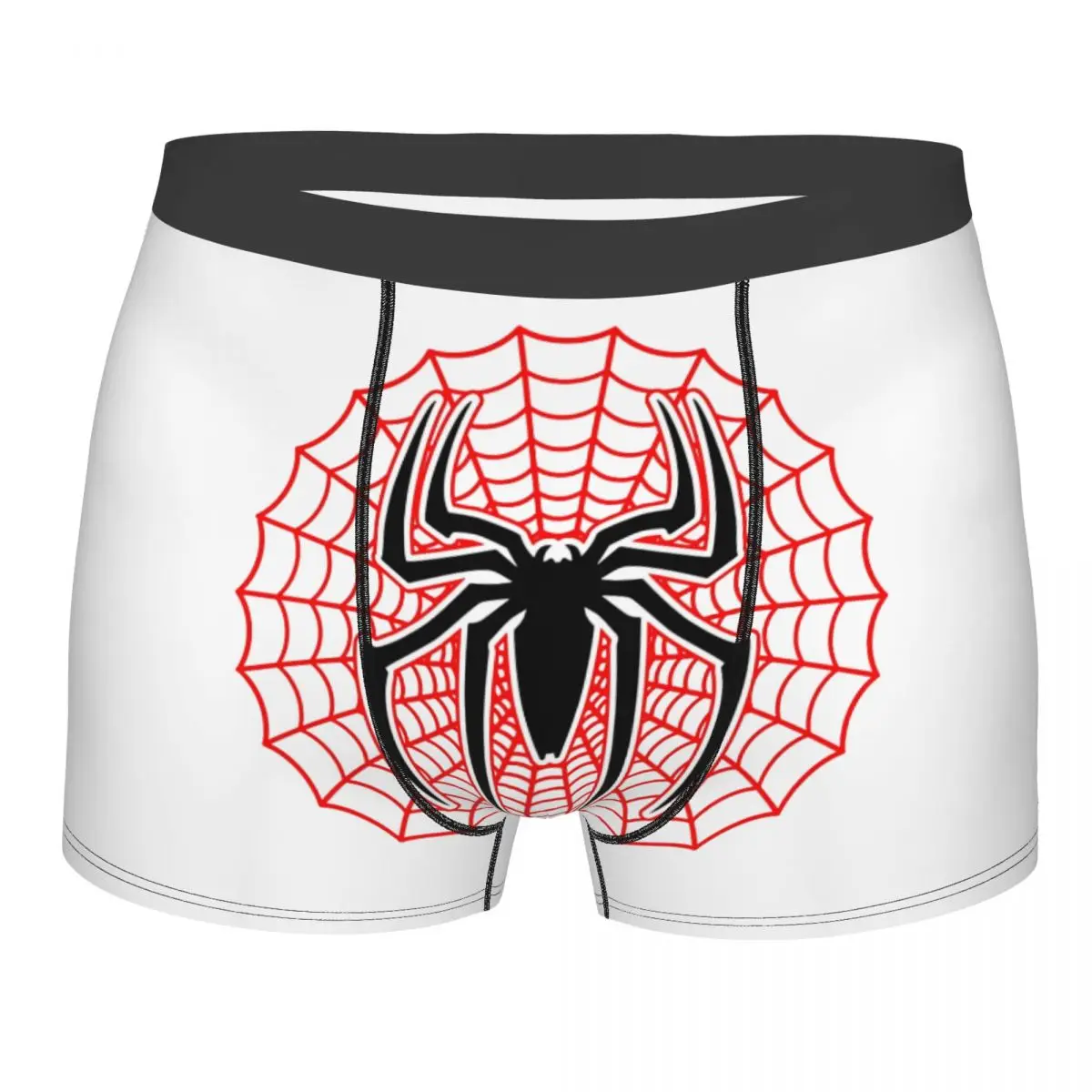 Custom Funny Spider Web Animal Spiders Boxers Shorts Panties Men's Underpants Comfortable Briefs Underwear