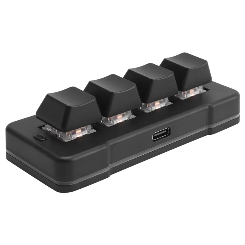 AY14 -MK424U لوحة مفاتيح صغيرة مخصصة ذات 4 مفاتيح مع مفتاح ميكانيكي