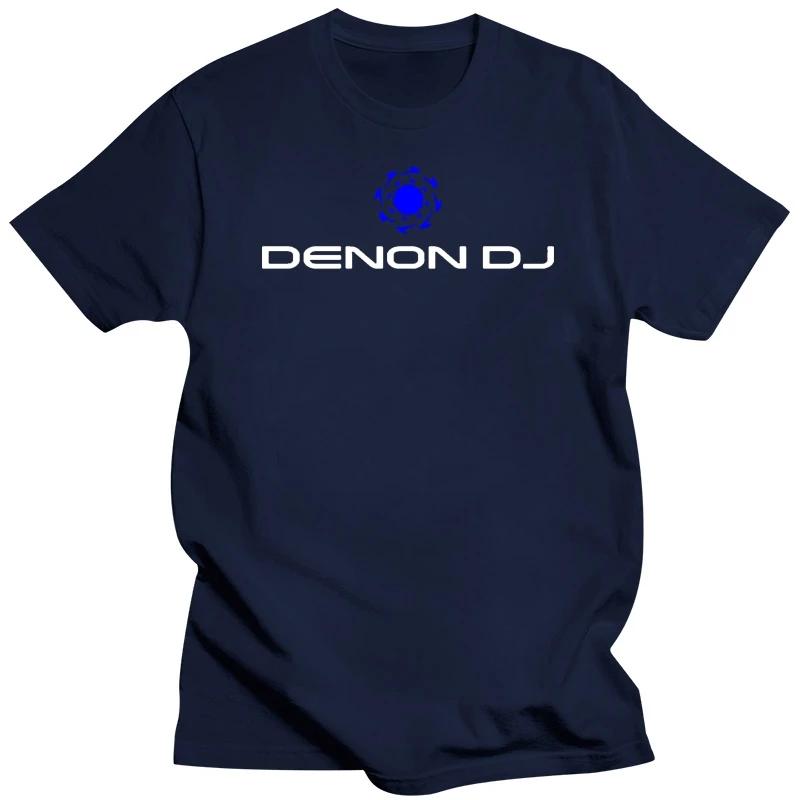 Denon Dj Classic T Shirt Mens Black Tee Fan Gift New Fashion Mens Short Sleeve T- shirt Cotton T Shirts