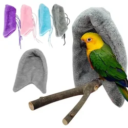 Warm Bird Hammock Shawl Nest Corner Parrot Blanket Windproof Pet Small Animal Hamster Hanging Tent Bird Cages Decoration