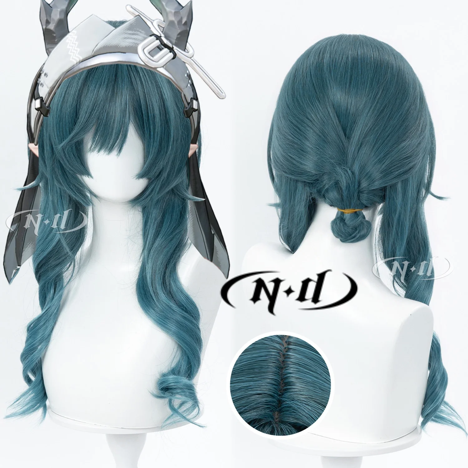 

ND Brand Xaihi Arknights Endfield Cosplay Wigs Hair Hairpiece for Comic-con Cosplayer Halloween Costume Party Theme