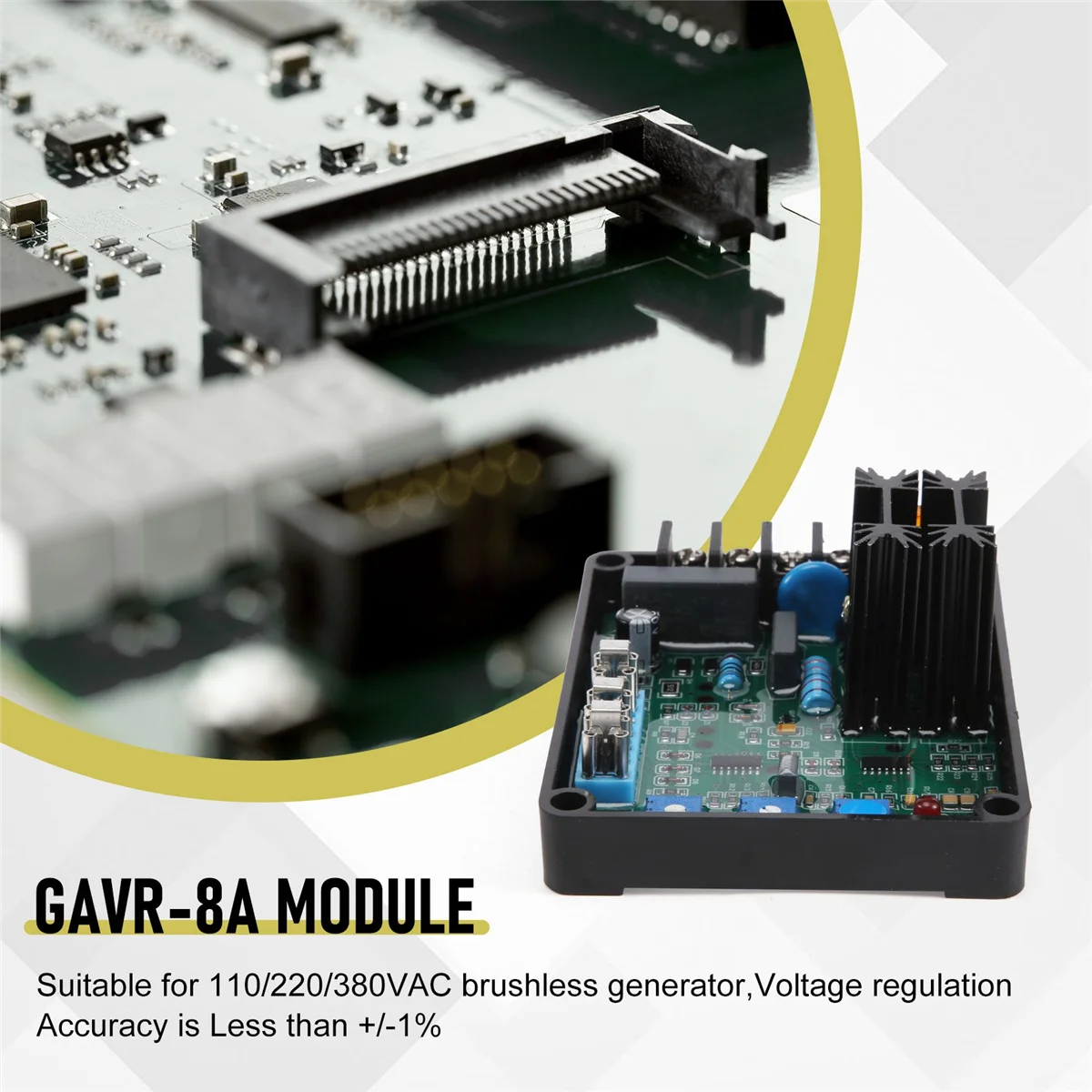 Gavr-8A Avr مولد وحدة منظم جهد كهربائي أوتوماتيكي مولد Avr العالمي يعمل بشكل جيد