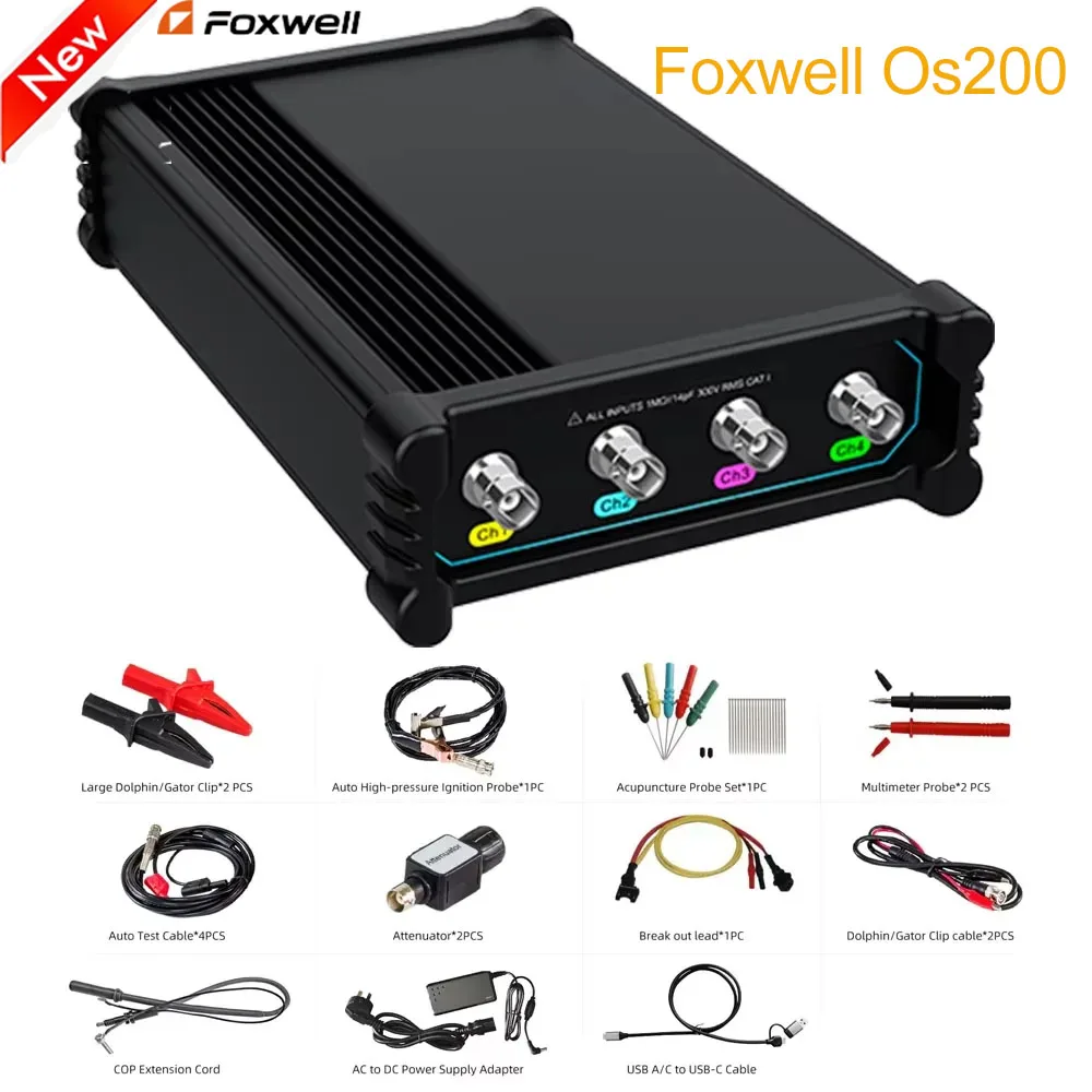 Автомобильный диагностический инструмент Foxwell Os200 с большим аккумулятором/схемыми приводами/нажиганиями/тестами комбинирования Функции PK Foxwell VS300