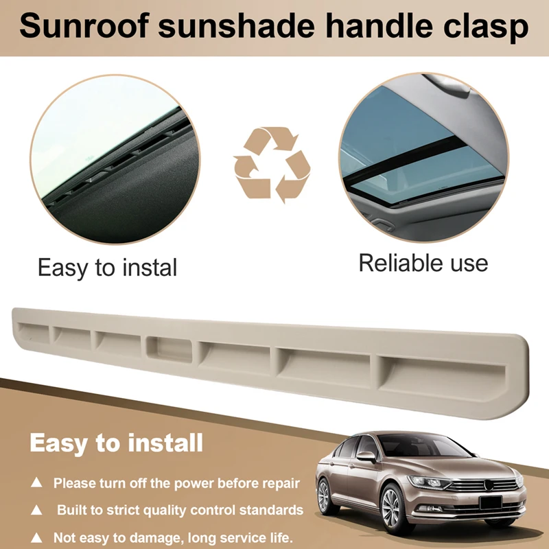 Top!-Sunroof Sunshade Handle Clasp For Volkswagen New Passat Santana Octavia