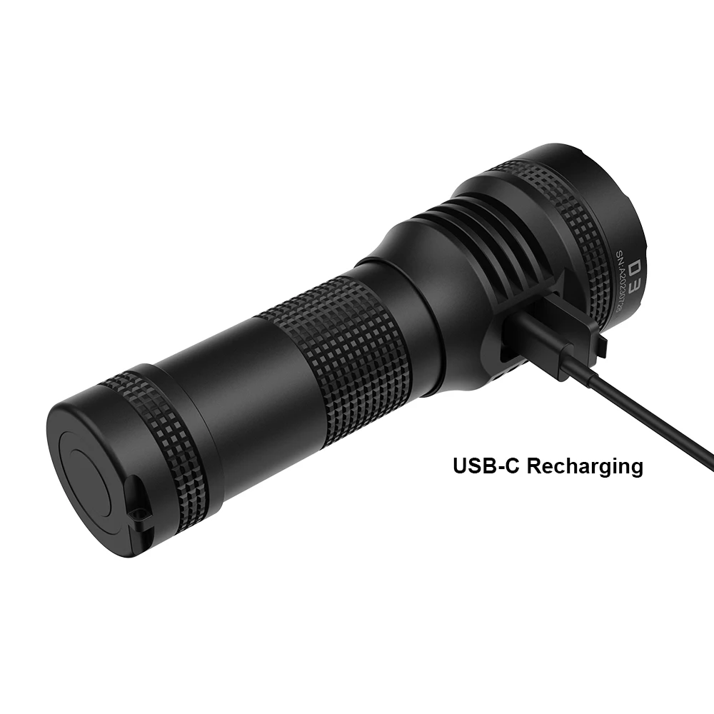 EDC LED Flashlight 26800 Type C Rechargeable Discharge Power Bank 7000 Lumens High Powerful Camping Lamp Outdoor Torch Light D3