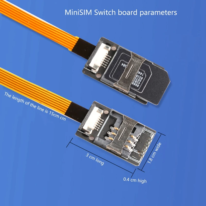SIM Card Extender For Android Mobile Phone Mini Card Holder External Quick Card Replacement Adapter