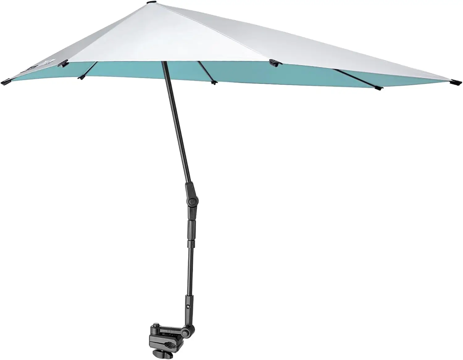 

UPF 50+ Adjustable Chair Umbrella XL with Universal Clamp UV Protection Sun Shade Umbrella for Beach