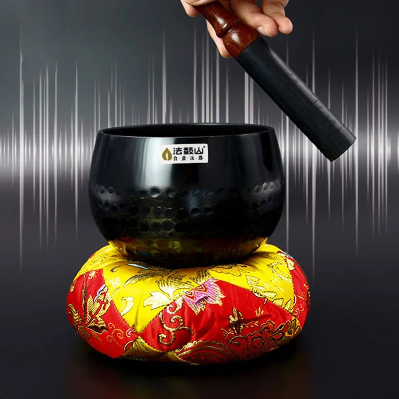 Buddhist Tibetan Singing Bowl Handmade Percussion Instruments Nepal Singing Bowls Meditation Massage Yoga Decorative Accessories