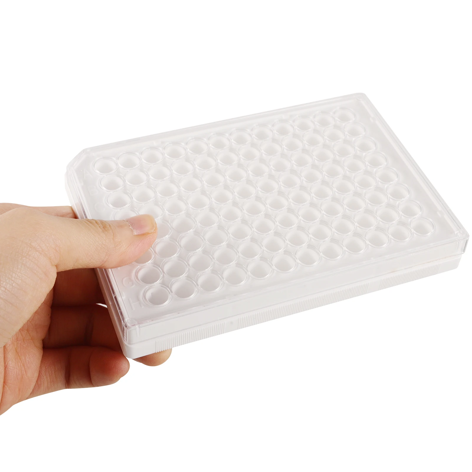 

96 Holes Tissue Plate Lab Cell Culture Plate With Lid Reusable Transparent Flat Surface For Laboratory Cell Culture