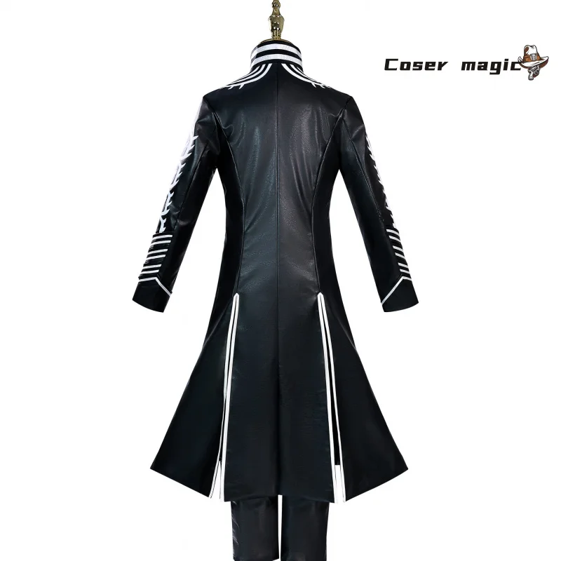 Game Devil May Cry 5 Vergil Cosplay Costume Uniform Halloween Carnival Party Christmas Play Role Clothes Clothing