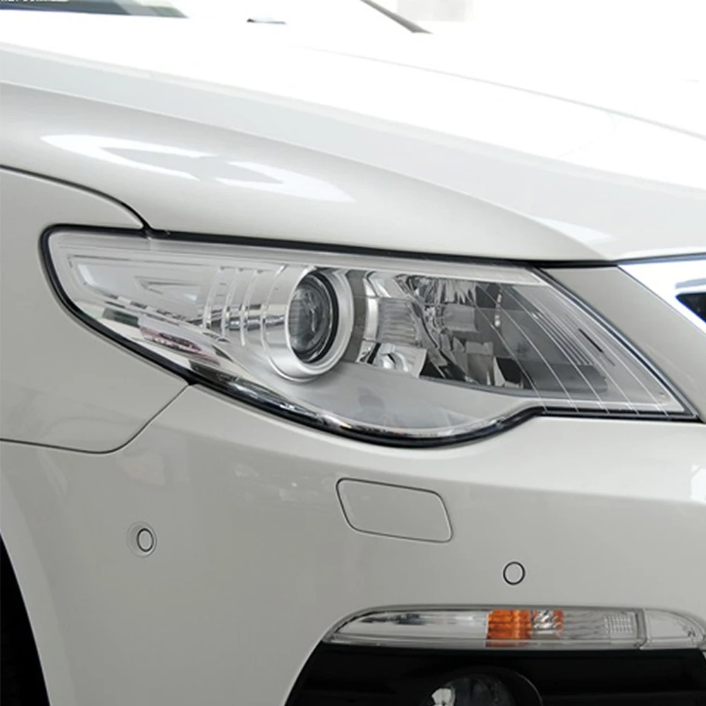 ل Volkswagen Vw Cc 2009 2010 2011 2012 سيارة الجبهة عدسة المصباح الأمامي غطاء الزجاج السيارات الهالوجين كشافات عاكس الضوء شفافة