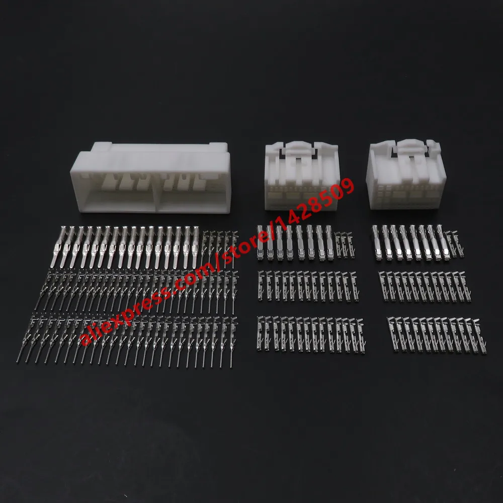 1 Set 35 Pin 38 Pin 2188701-1 2188698-1 Car DSP Amplifier CD Power Plug With Terminals Automotive Connectors For Hyundai Kia