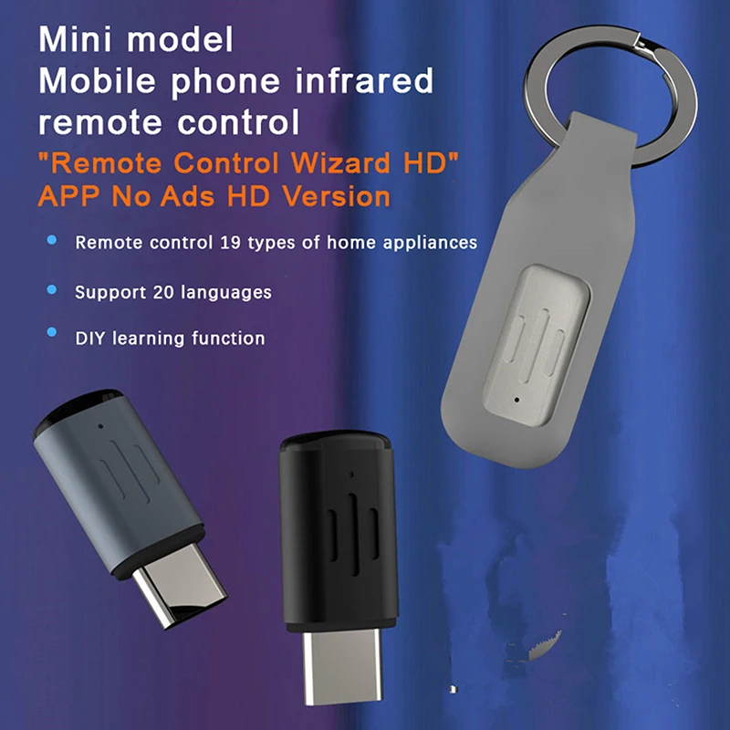 Smartphone Remote Control Type C Universal Smart Infrared Transmitter App Control Wireless Mini Adapter For TV Air Conditioner