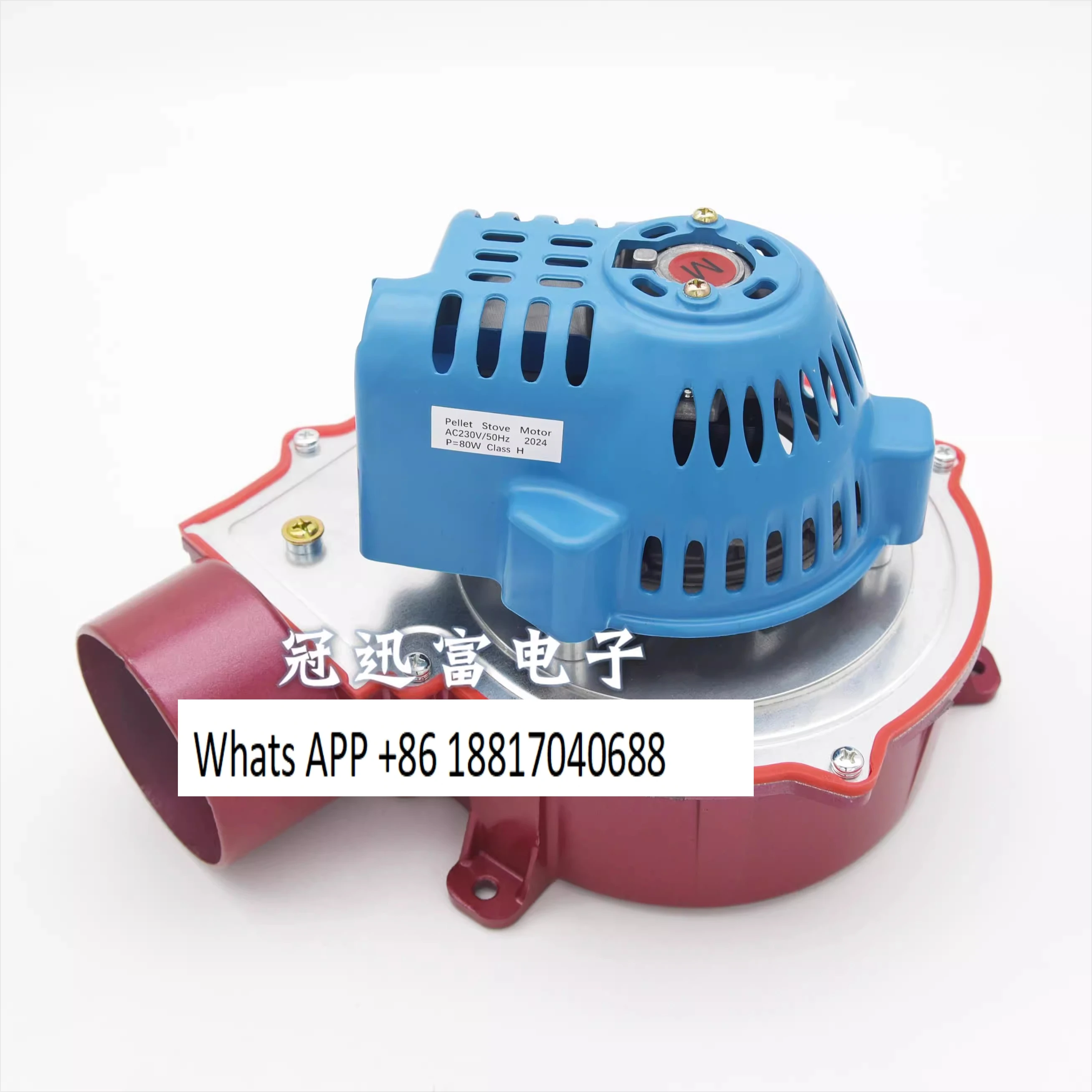 

ZJMIKEMOTOR Wood burning pellet furnace Real fire heating furnace 80W high temperature smoke exhaust fan