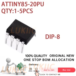 ATTINY85-20PU ATTINY85 20PU DIP-8, 1-5 개