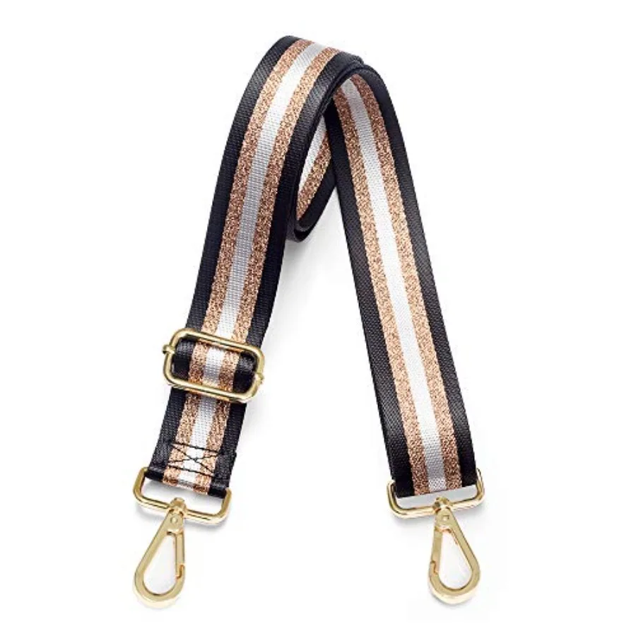 Adjustable Wide Stripe Crossbody Purse Strap