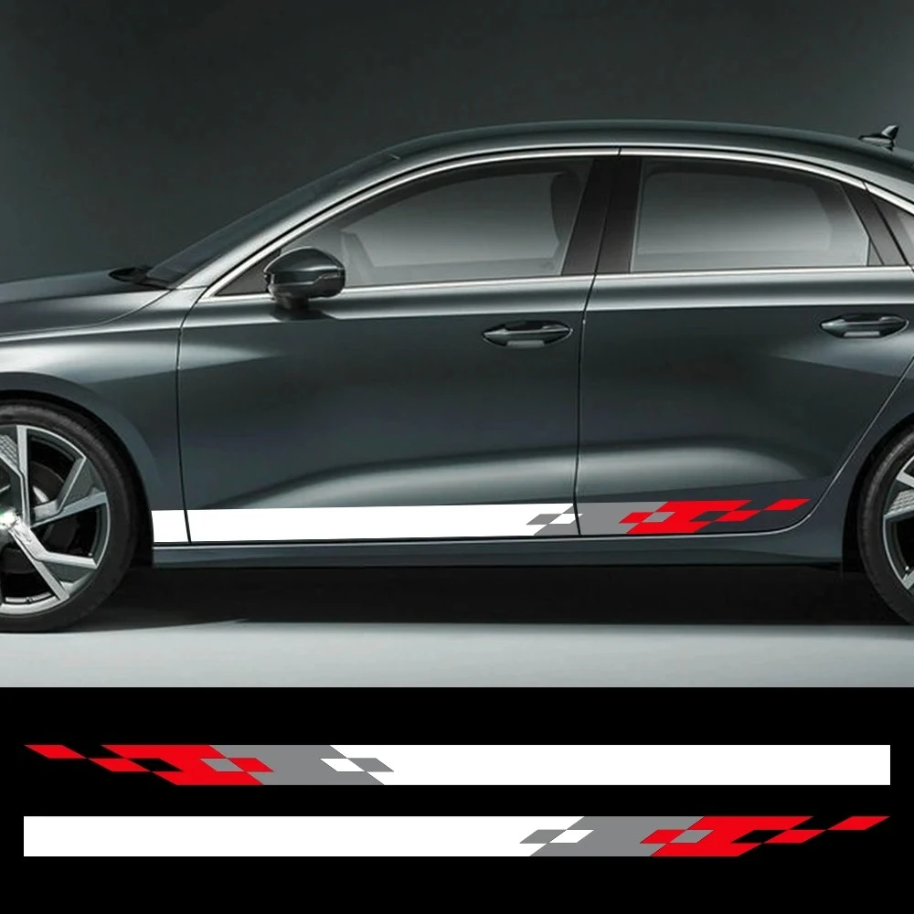 For Audi A3 8P 8V 8L 8Y S3 RS3 Sedan Sportback TFSI Limousine Car Side Door Sticker Vinyl Decal Exterior Trims Auto Accessories view 2
