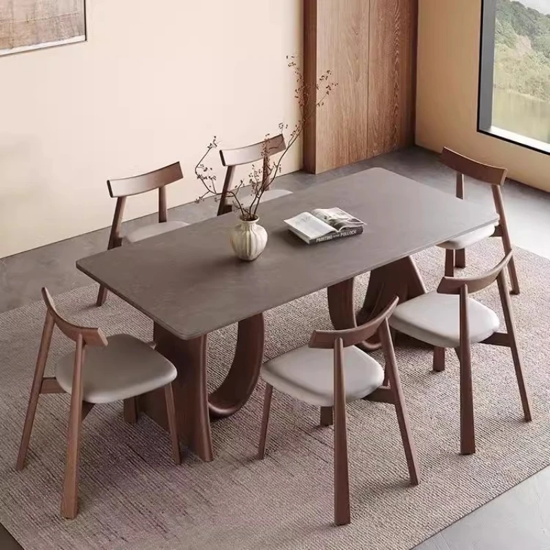 

Outdoor Modern Dining Table Camping Newclassic Salon Entryway Dining Table Groceries Luxury Center Wood Mesas Jantar Furniture