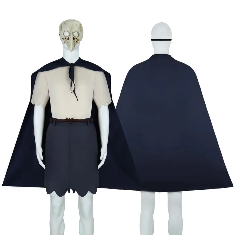 

7PCS Anime ALONE Low Cosplay Costume boy in the Full Set with Mask Male Halloween Carnival Party Outfit Cloak Gloves goi/6