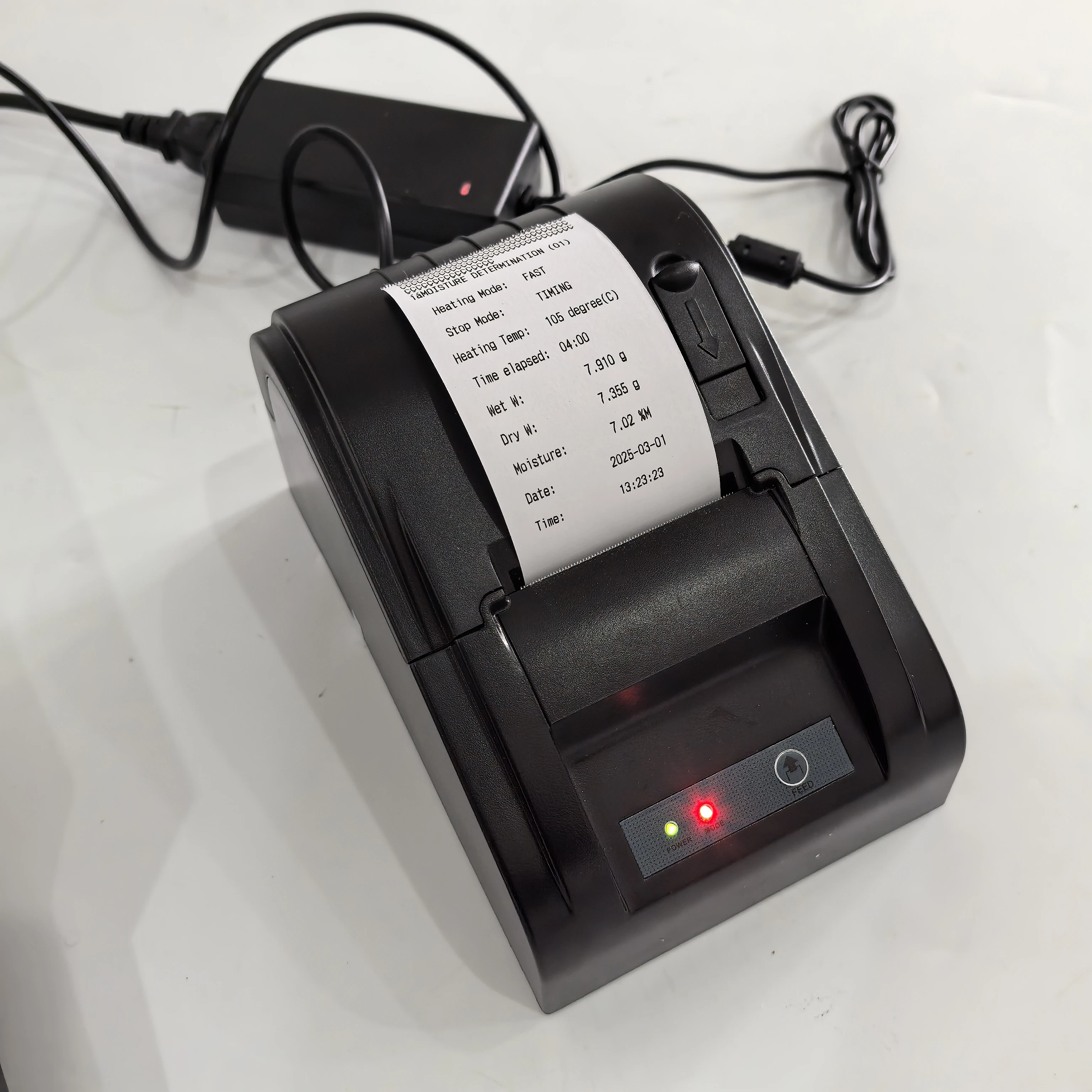 

RS232 Thermal Printer | Compatible with Automatic Halogen Moisture Analyzer Heating Tester for Data Printing